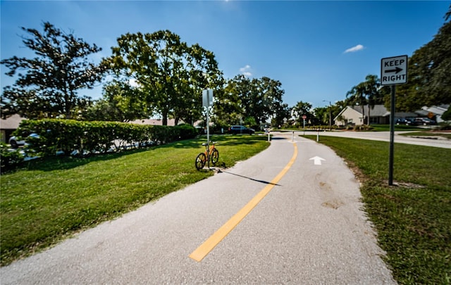 view of road