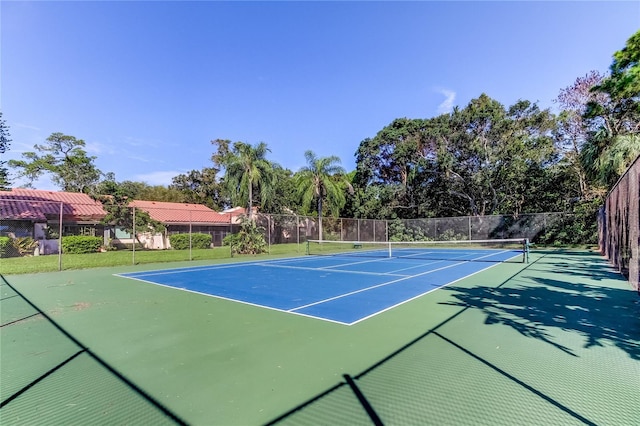 view of sport court featuring basketball court