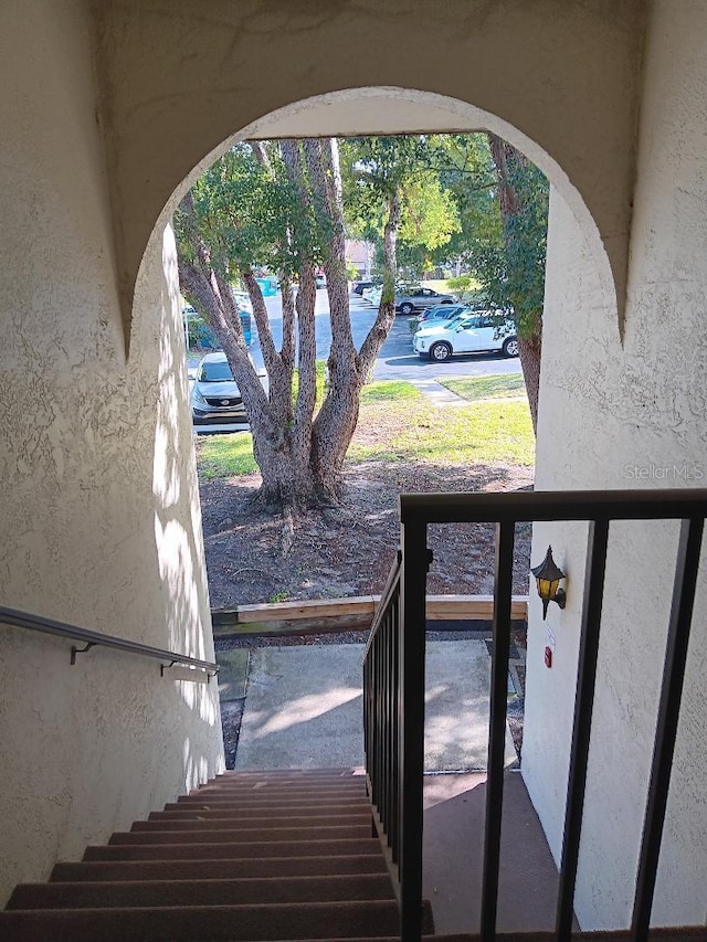 view of staircase