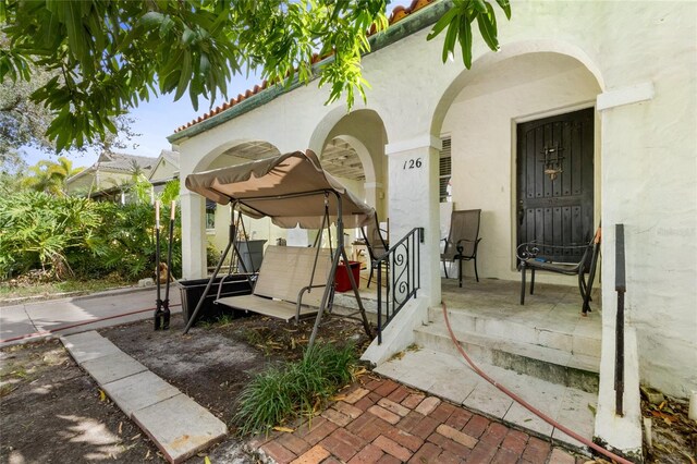 view of patio