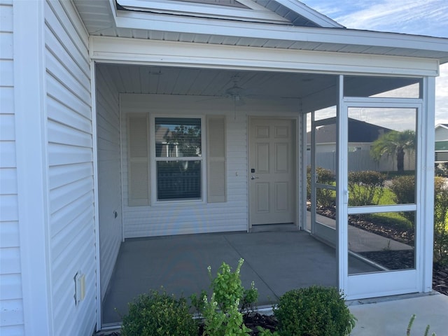 view of entrance to property
