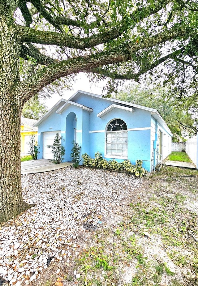 ranch-style house with a garage