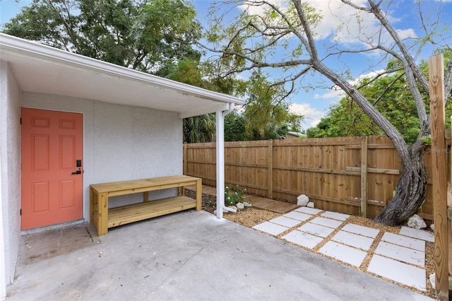 view of patio