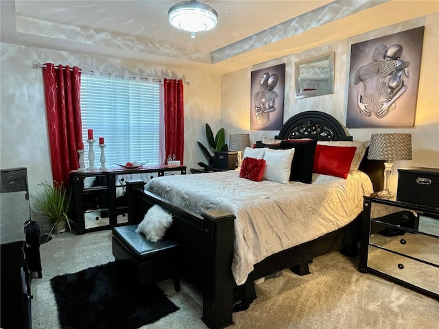 bedroom featuring carpet flooring