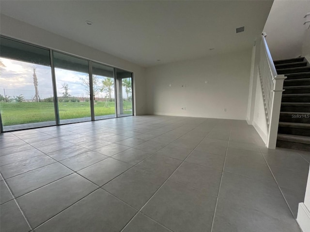 view of tiled empty room