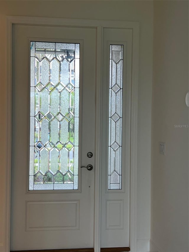 entryway featuring a healthy amount of sunlight