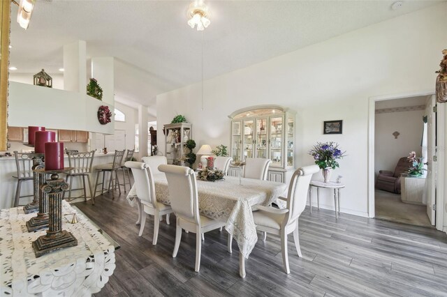 dining room featuring hardwood / wood-style flooring