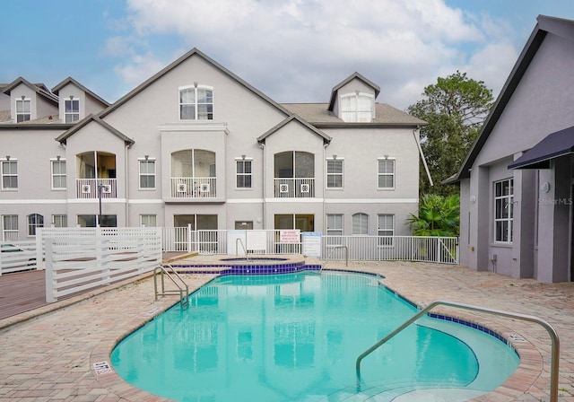 view of pool