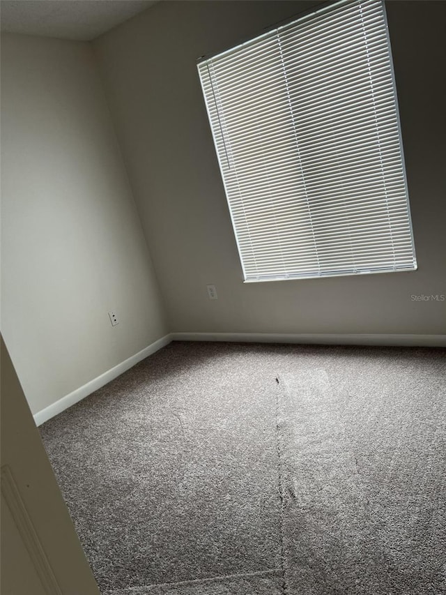 empty room with carpet flooring