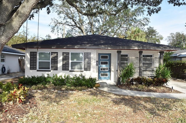 view of front of home