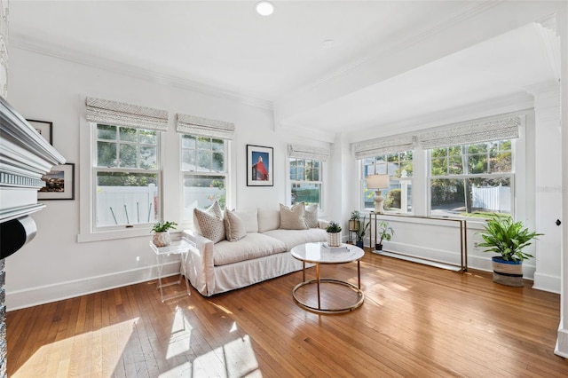 sunroom with a healthy amount of sunlight