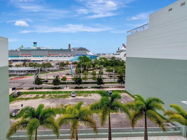 view of water feature