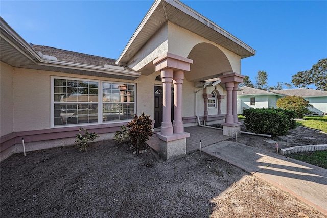 view of front of house with covered porch