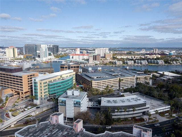 city view featuring a water view