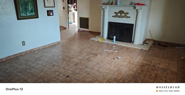 view of unfurnished living room