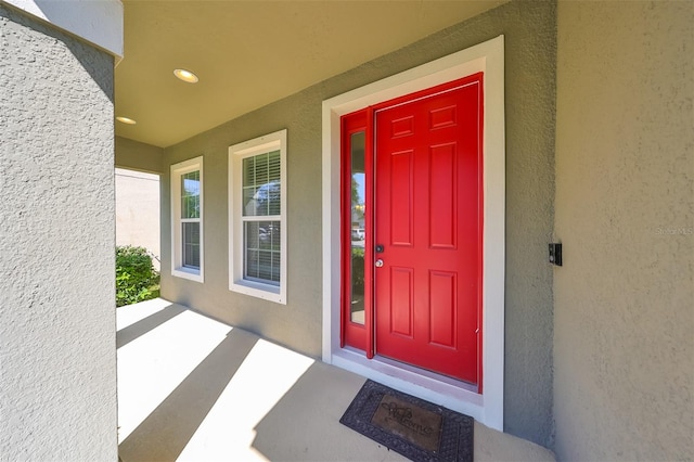 view of property entrance