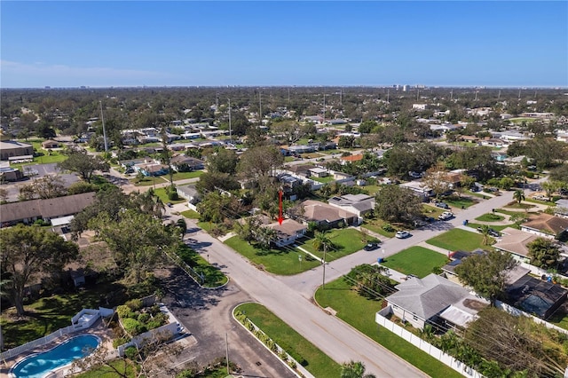 4300 16th Ave N, Saint Petersburg, FL 33713 - drone / aerial view with a residential view