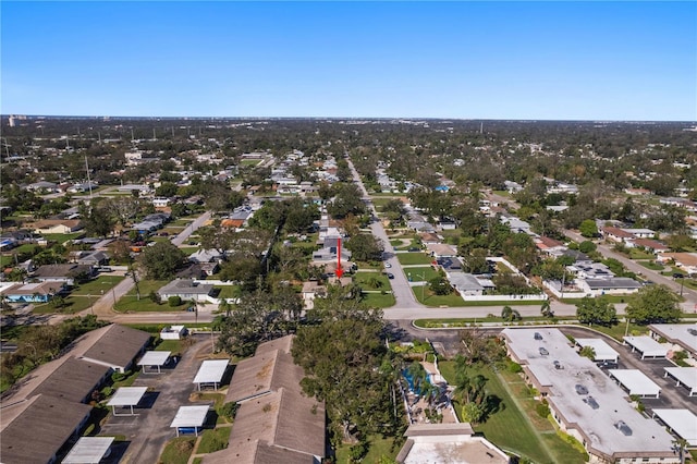 4300 16th Ave N, Saint Petersburg, FL 33713 - drone / aerial view with a residential view