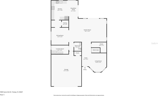 18051 Java Isle Dr, Tampa, FL 33647 - home floor plan