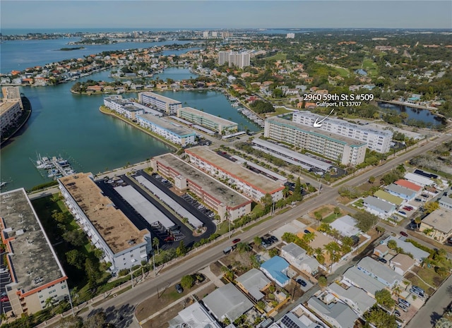 2960 59th St S Unit 509, Gulfport, FL 33707 - view of urban area with a nearby body of water
