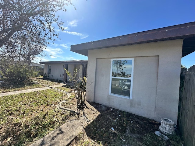 view of side of property