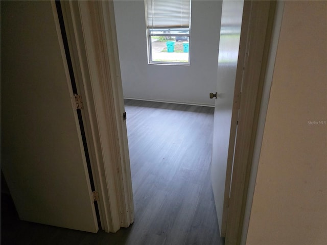 304 Camillia Ln Unit B, Port Charlotte, FL 33954 - hallway with wood finished floors and baseboards