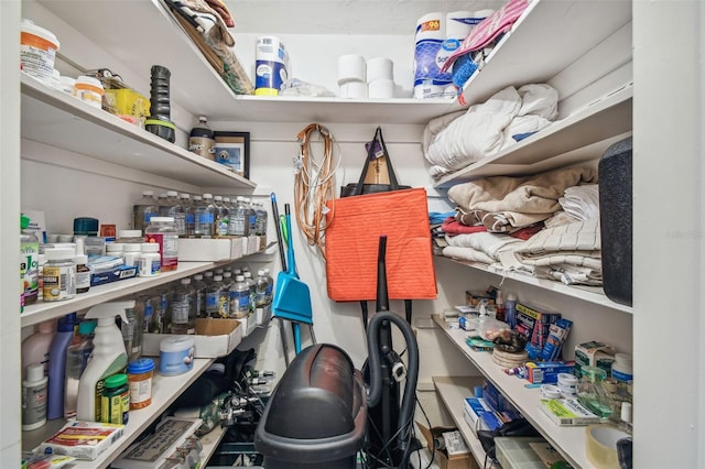 view of storage room