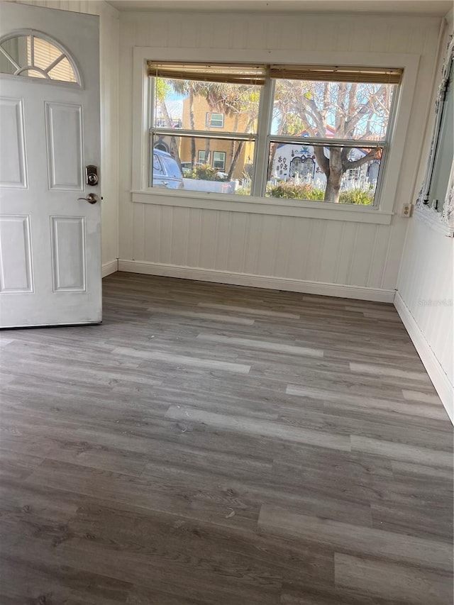 foyer entrance with a wealth of natural light