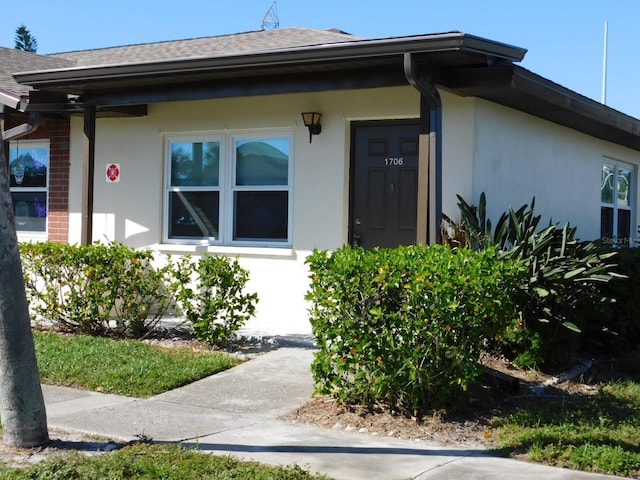 view of front of home