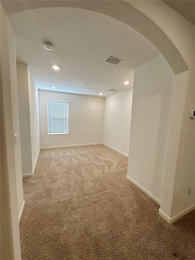 empty room with light carpet