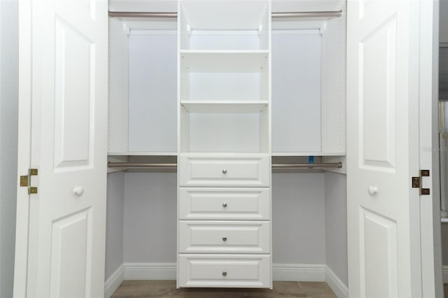 view of closet