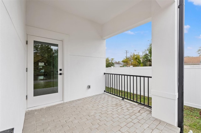 exterior space with a patio