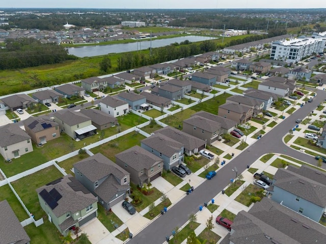 10348 Blue Plume Ct, Riverview, FL 33578 - aerial overview of property's location with a large body of water and nearby suburban area