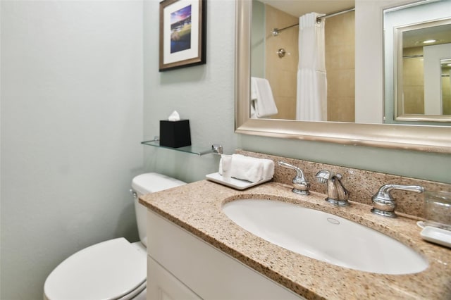 36750 US Highway 19 Unit 21212, Palm Harbor, FL 34684 - bathroom with a shower with shower curtain, toilet, and vanity