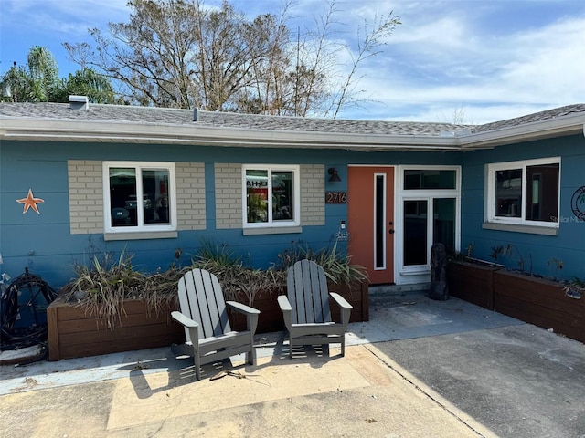 exterior space with a patio