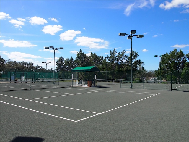 view of sport court