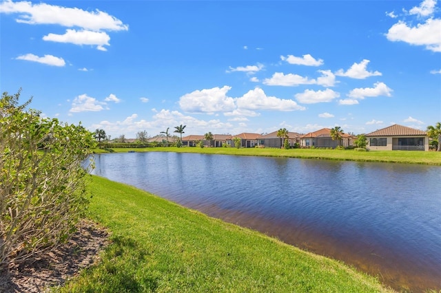 water view with a residential view