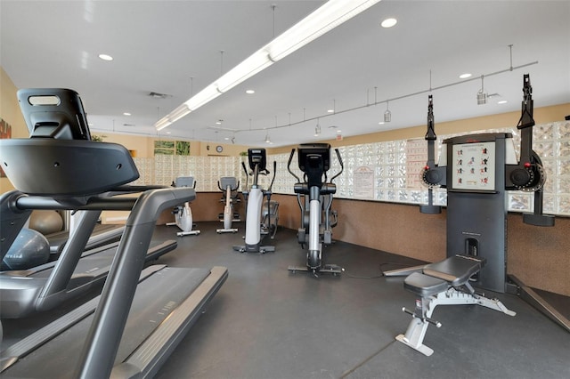 view of exercise room