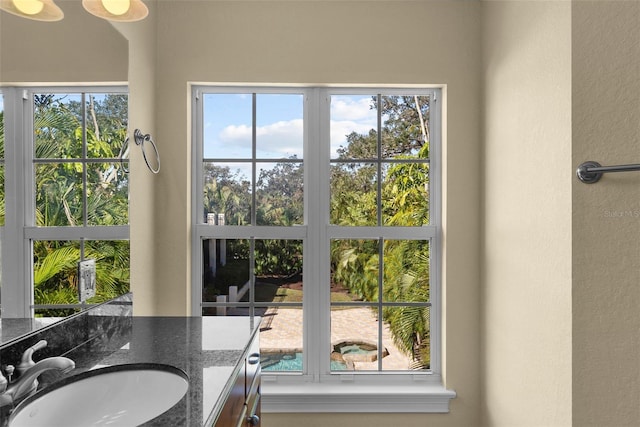 doorway featuring sink