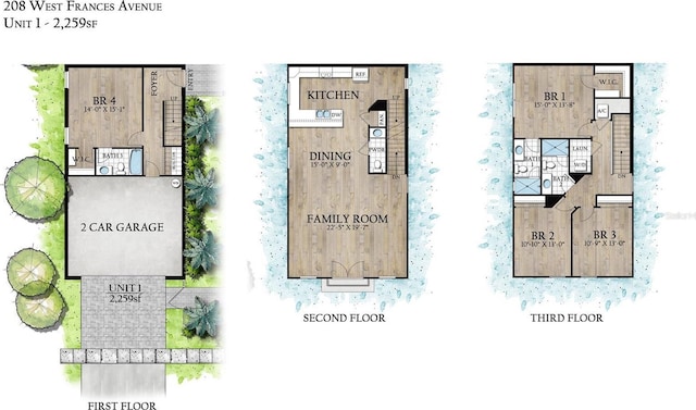 208 W Frances Ave Unit 1, Tampa, FL 33602 - view of layout