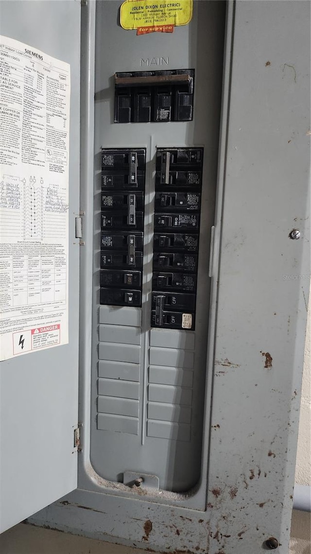 utilities with electric panel