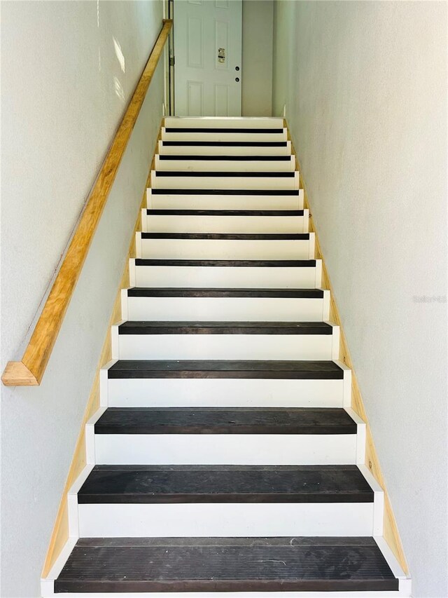view of stairs