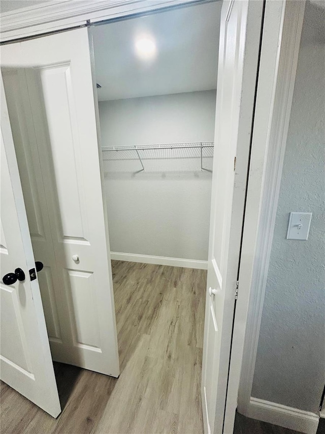 view of closet