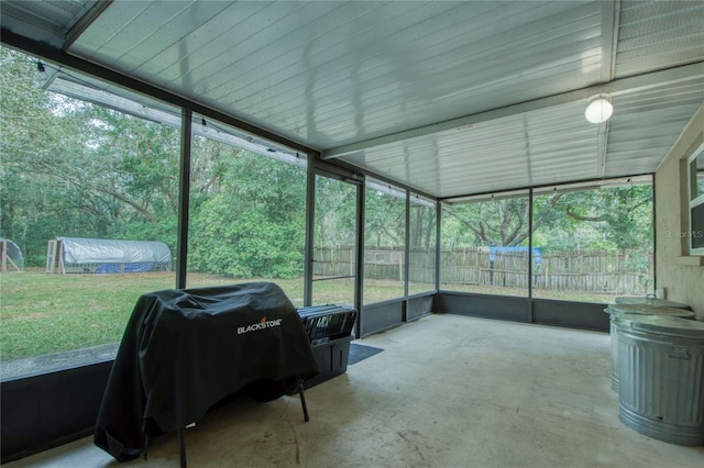 sunroom / solarium with plenty of natural light