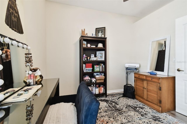 bedroom featuring light hardwood / wood-style flooring