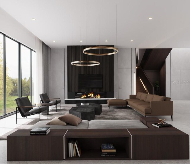 1076 Snell Isle Blvd NE, Saint Petersburg, FL 33704 - living room with recessed lighting