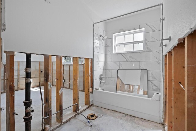 bathroom featuring bathtub / shower combination