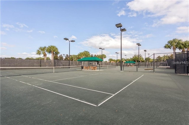 view of sport court