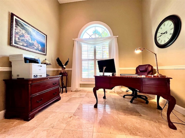 office space with a wealth of natural light