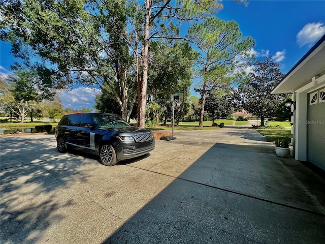 view of car parking